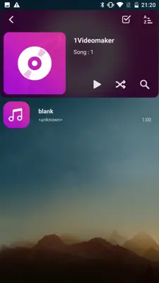 Music Player android App screenshot 1